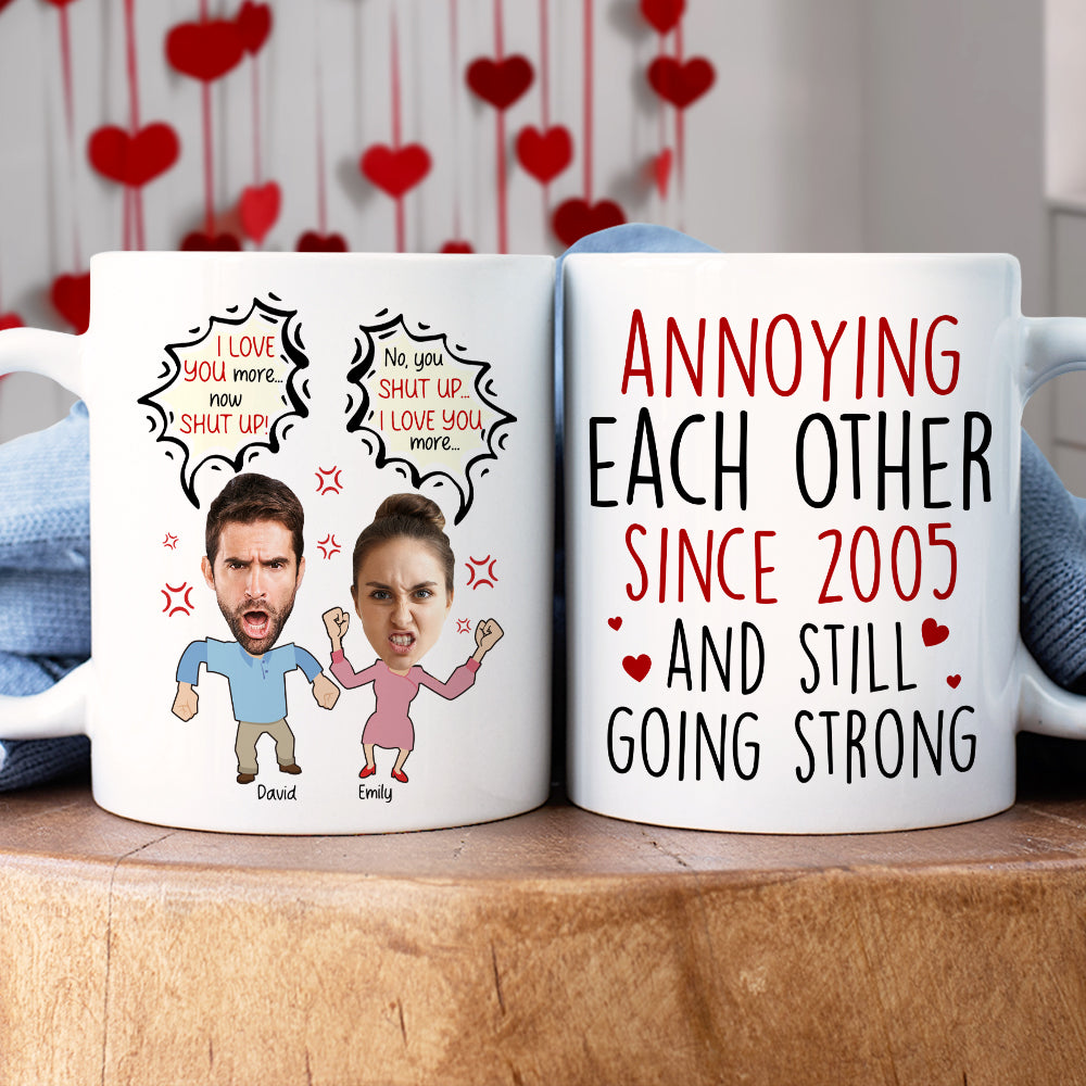Personalized Annoying Each Other Coffee Mug for Couples Coffee Mug PopCulturePrints