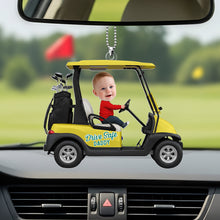 Load image into Gallery viewer, Drive Safe Daddy! Custom Photo Car Ornament - A Unique Personalized Gift for Dads Ornament PopCulturePrints
