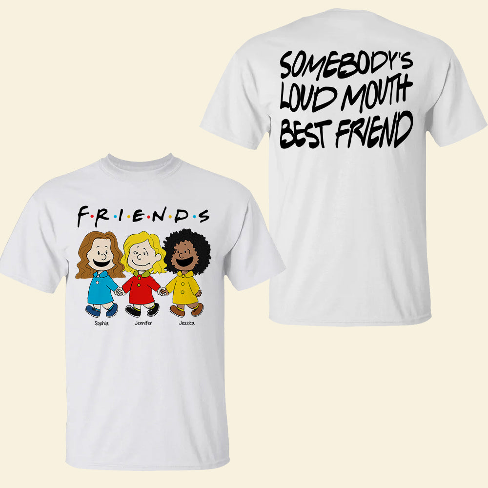 Personalized Friends Tee - Best Friend Shirt Shirts PopCulturePrints