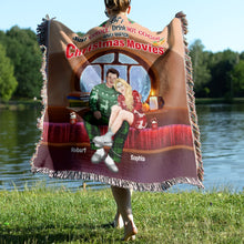 Load image into Gallery viewer, Personalized Christmas Cuddle Blanket for Couples
