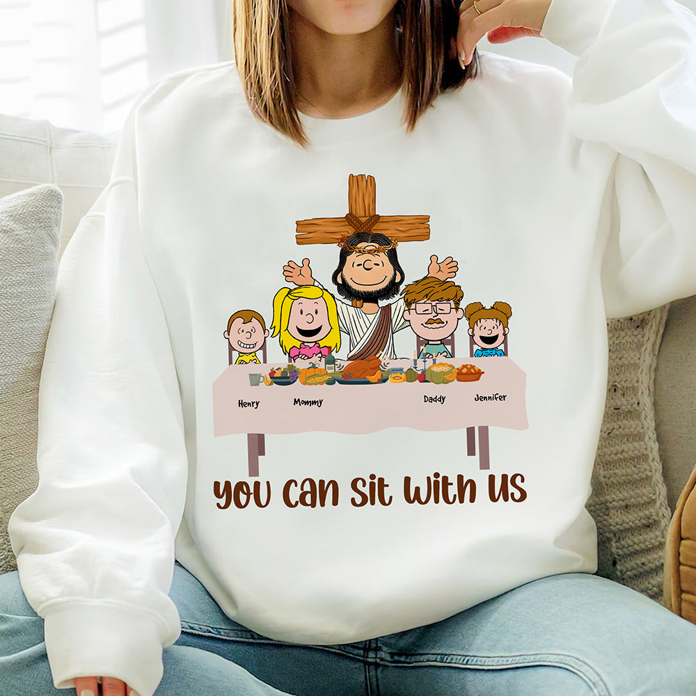 Personalized Christian Family Shirt - You Can Sit With Us Shirts PopCulturePrints