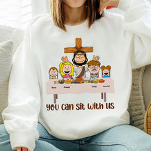 Load image into Gallery viewer, Personalized Christian Family Shirt - You Can Sit With Us Shirts PopCulturePrints
