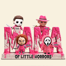 Load image into Gallery viewer, Mama Of Little Horrors - Personalized Gift for Mom | Unique and Customizable Plaque Shaped Plaques PopCulturePrints
