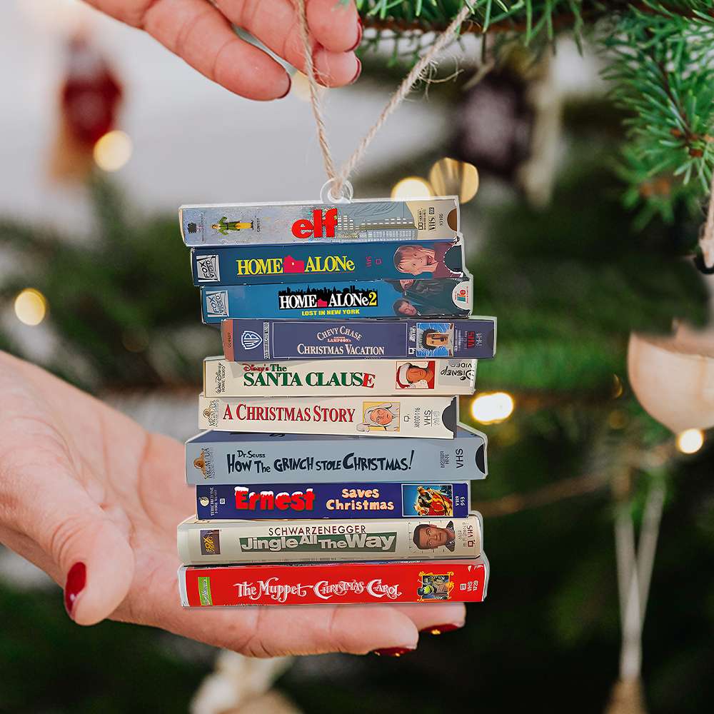 Christmas Movie Fanatics Acrylic Ornament Ornament PopCulturePrints