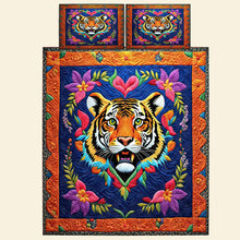 Load image into Gallery viewer, Majestic Tiger Quilt Bed Set Blanket PopCulturePrints
