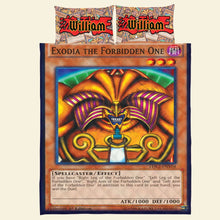 Load image into Gallery viewer, Personalized Blue-Eyes White Dragon Quilt Bed Set Blanket PopCulturePrints
