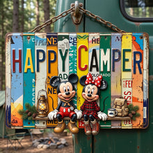 Load image into Gallery viewer, Happy Camper Metal Sign - Personalized Gifts for Couples
