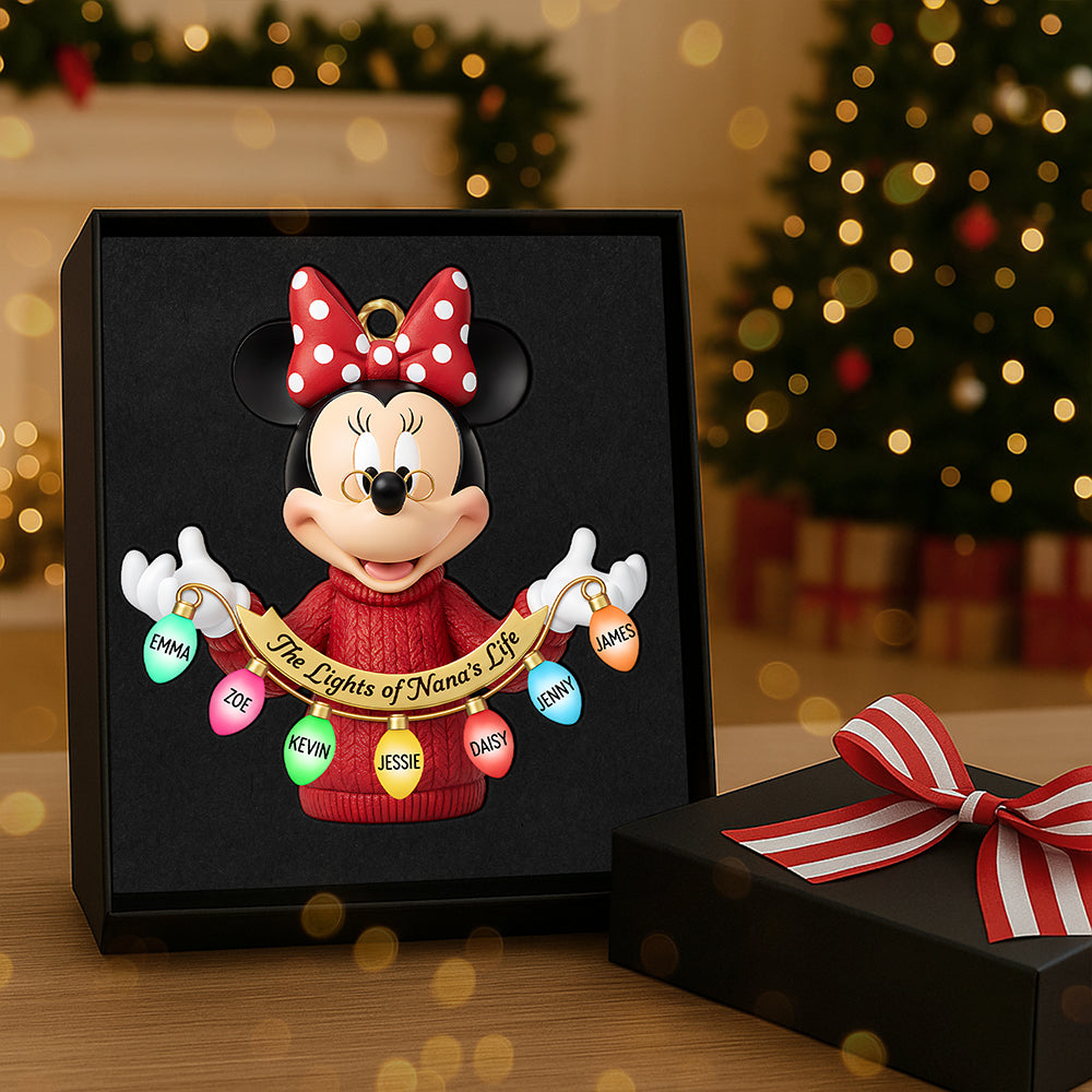 The Lights Of Grandma - Personalized Acrylic Ornament Gift Ornament PopCulturePrints