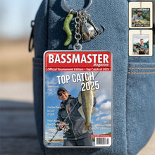 Load image into Gallery viewer, “Catch Memories with Every Cast” - Custom Photo Fishing Lover Keychain - Personalized Gift for Fishing Enthusiasts Keychains PopCulturePrints
