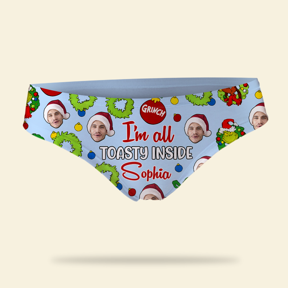 Personalized Christmas Photo Boxer Briefs for Men/Women Boxer Briefs PopCulturePrints