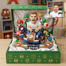 Load image into Gallery viewer, "Race to Fun: A Personalized Adventure!" - Custom Photo Adventurous Race Shaped Plaques PopCulturePrints
