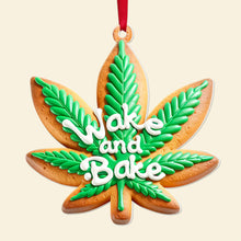 Load image into Gallery viewer, Festive Cannabis-Themed Holiday Ornaments Ornament PopCulturePrints
