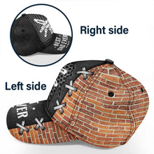 Load image into Gallery viewer, Best Dad Ever Fist Bump Silver - Personalized Classic Cap Classic Cap PopCulturePrints
