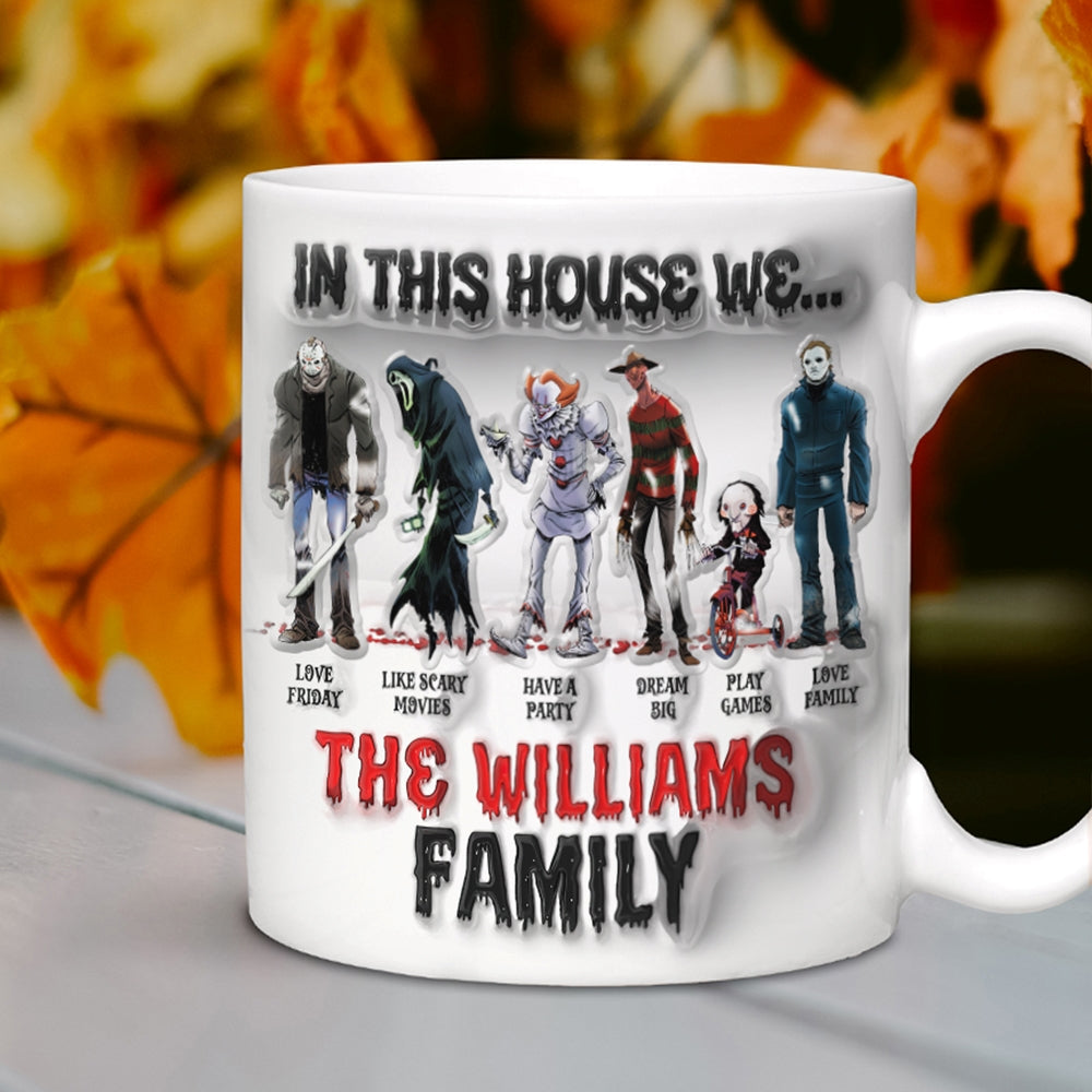 Customizable Horror Movie Character Family Mug Coffee Mug PopCulturePrints