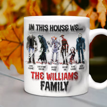 Load image into Gallery viewer, Customizable Horror Movie Character Family Mug Coffee Mug PopCulturePrints

