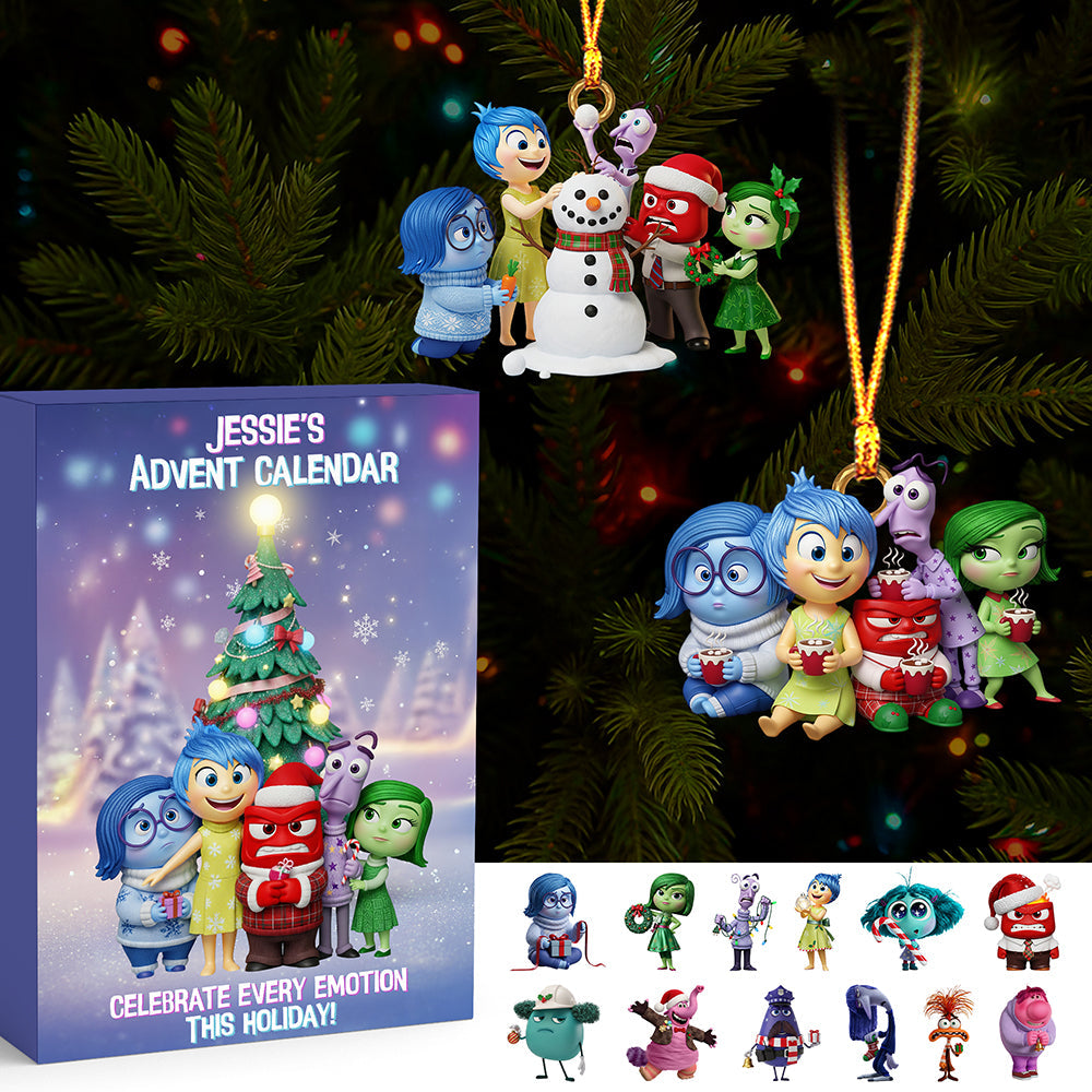 Celebrate Every Emotion This Holiday! - Christmas Advent Calendar Custom Shape Acrylic Blind Box - Personalized Gifts for Everyone Advent Calendar PopCulturePrints
