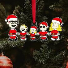 Load image into Gallery viewer, &quot;Celebrate Christmas Together - Personalized Family Ornament&quot; Ornament PopCulturePrints
