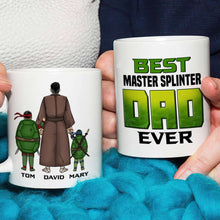 Load image into Gallery viewer, Custom Best Master Splinter Dad Mug - Personalized Gift for Fathers Coffee Mug PopCulturePrints
