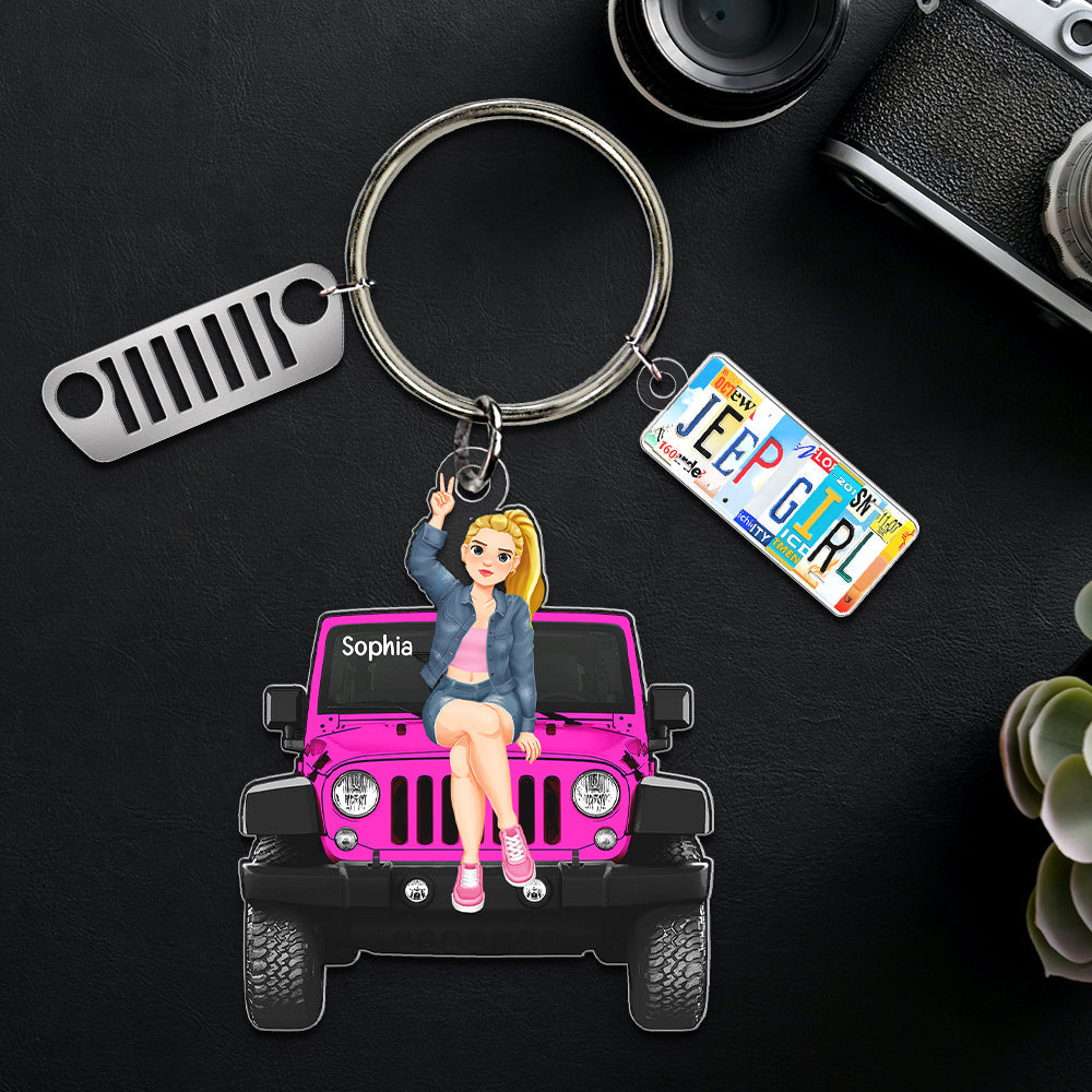 Customizable Teacher Keychain - Personalized Gift for Educators