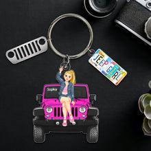 Load image into Gallery viewer, Customizable Teacher Keychain - Personalized Gift for Educators
