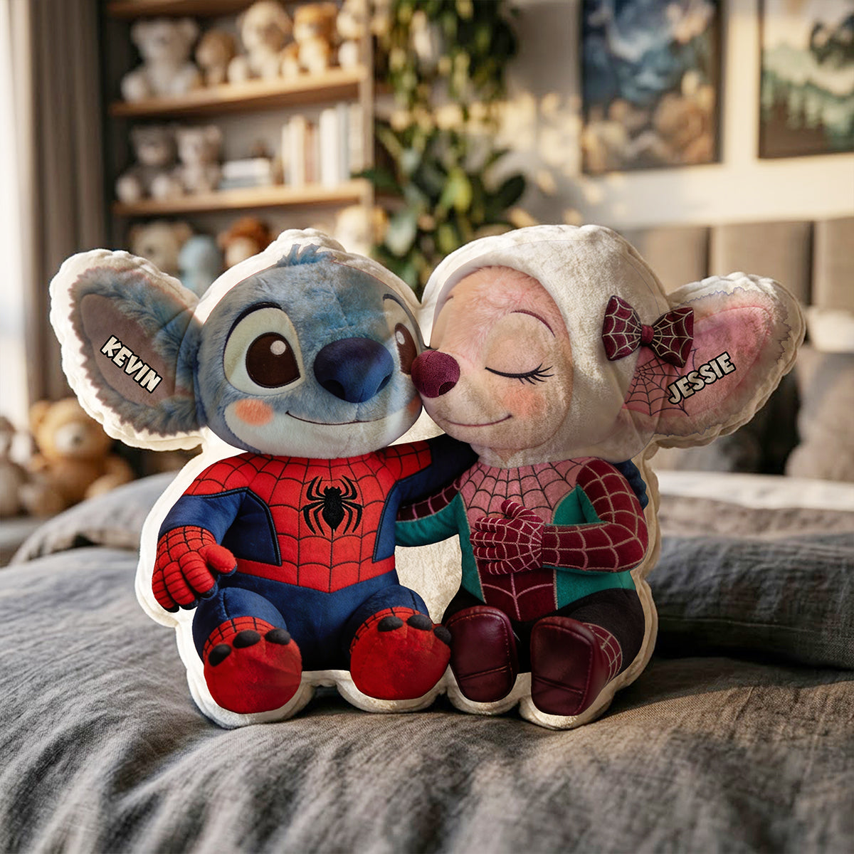 Mischievous Couple Custom Shaped Pillow - Personalized Gifts For Couples 02pgta060826 Pillow PopCulturePrints