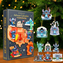 Load image into Gallery viewer, Celebrate Joy with Our Personalized Cartoon Lovers Advent Calendar - Unique Gift for Kids and Collectors Advent Calendar PopCulturePrints

