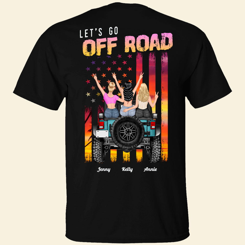 Personalized 'Let's Go Off-Road' Adventure T-Shirt