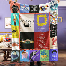 Load image into Gallery viewer, Friends TV Show Fan Blanket - Cozy Anniversary Gift Blanket PopCulturePrints
