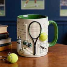 Load image into Gallery viewer, Serve Up Joy with Every Sip - Personalized Match Day Tennis Coffee Mug - Perfect Gift for Tennis Lovers Coffee Mug PopCulturePrints
