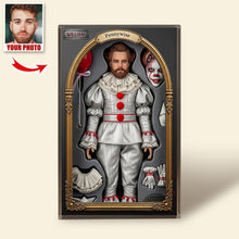 Load image into Gallery viewer, Face Your Fears with Custom Horror Character Plaque - A Unique Gift for Horror Lovers Shaped Plaques PopCulturePrints
