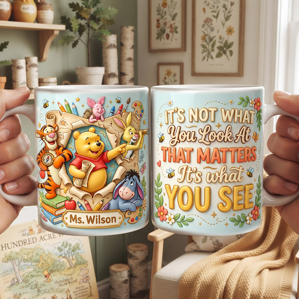 It's Not What You Look At That Matters - Personalized Teacher Coffee Mug