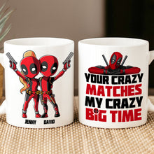 Load image into Gallery viewer, Personalized Couple Key Holder - Greatest Adventure Gift - Valentine&#39;s Day Gifts Coffee Mug PopCulturePrints
