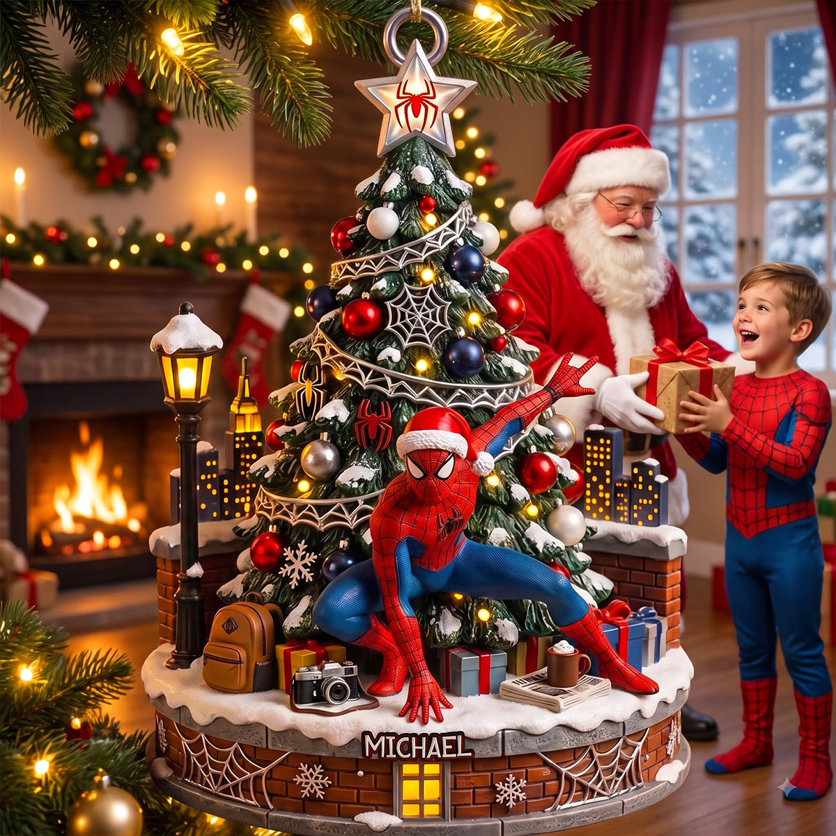 "Spread Holiday Cheer with Our Heroic Ornament - Personalized Gift for Everyone!"