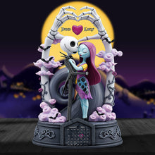 Load image into Gallery viewer, Spooky Love: A Heartfelt Embrace - Personalized Acrylic Plaque for Couples Shaped Plaques PopCulturePrints
