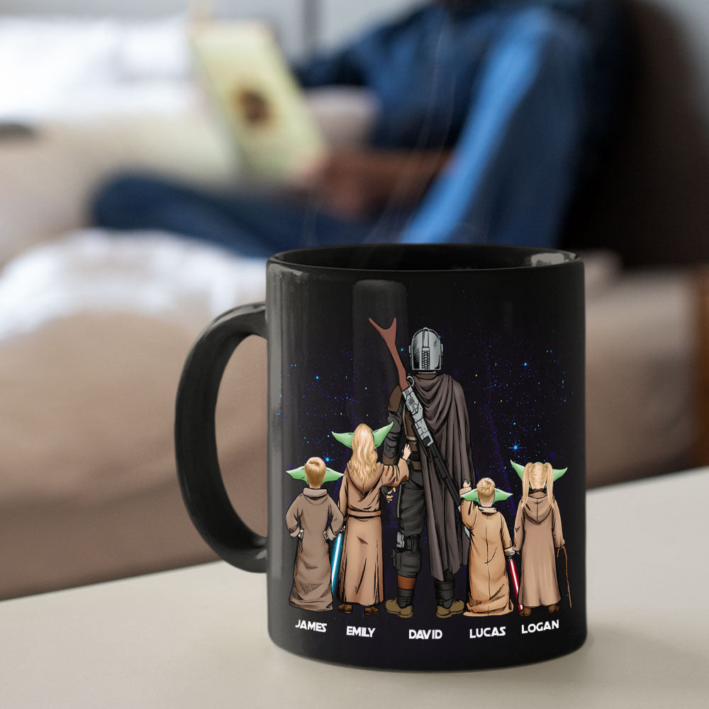 Personalized Best Dad in the Galaxy Mug Coffee Mug PopCulturePrints