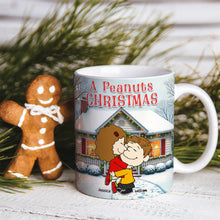 Load image into Gallery viewer, Customizable Peanuts Christmas Mug for Couples | Festive Valentine&#39;s Day Gifts Coffee Mug PopCulturePrints
