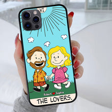 Load image into Gallery viewer, Personalized Cartoon Couple Phone Case - The Lovers
