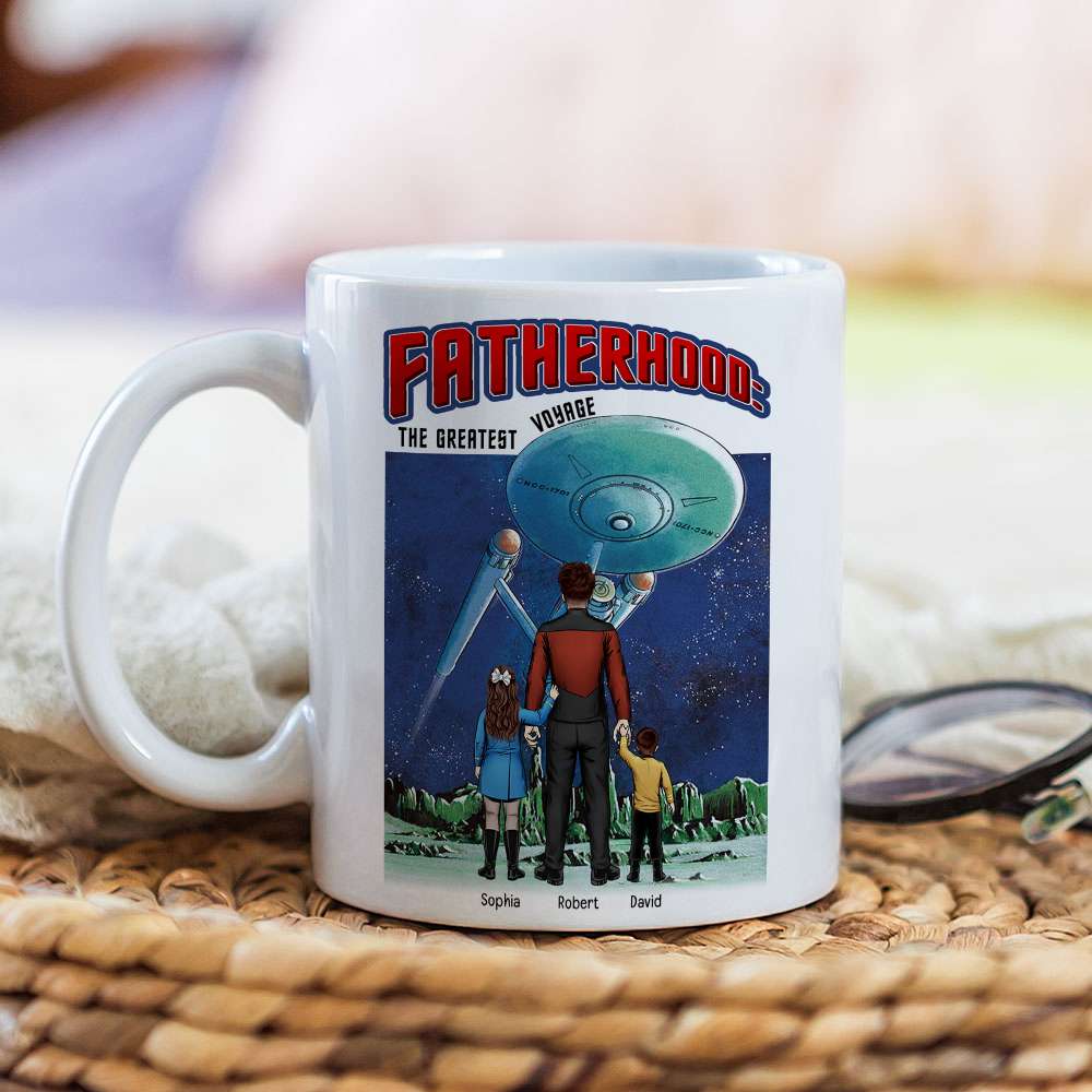 Personalized Space Odyssey Dad Coffee Mug Coffee Mug PopCulturePrints