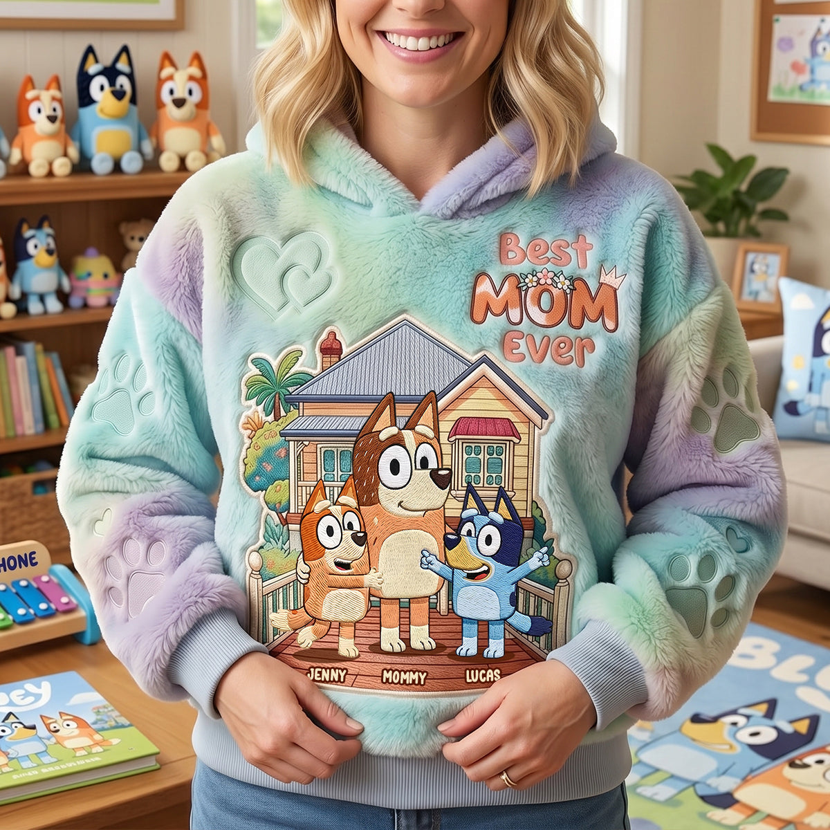 Best Mom Ever 3D Shirt - Personalized Gift for Moms, Grandmas, and Special Occasions AOP Products PopCulturePrints