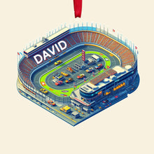 Load image into Gallery viewer, Personalized Sports Car Racing Christmas Ornament
