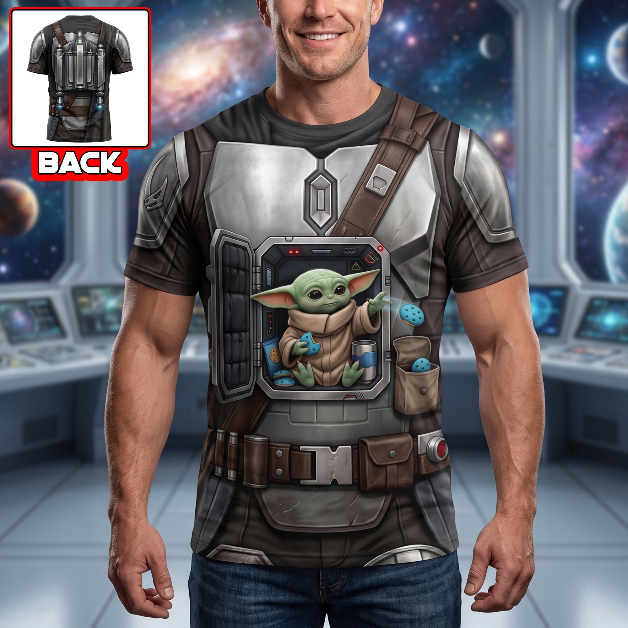 Lovely Interstellar Explorer Companion In Mech-Suit 3D Shirt - Personalized Gifts 04tyqn170726 AOP Products PopCulturePrints