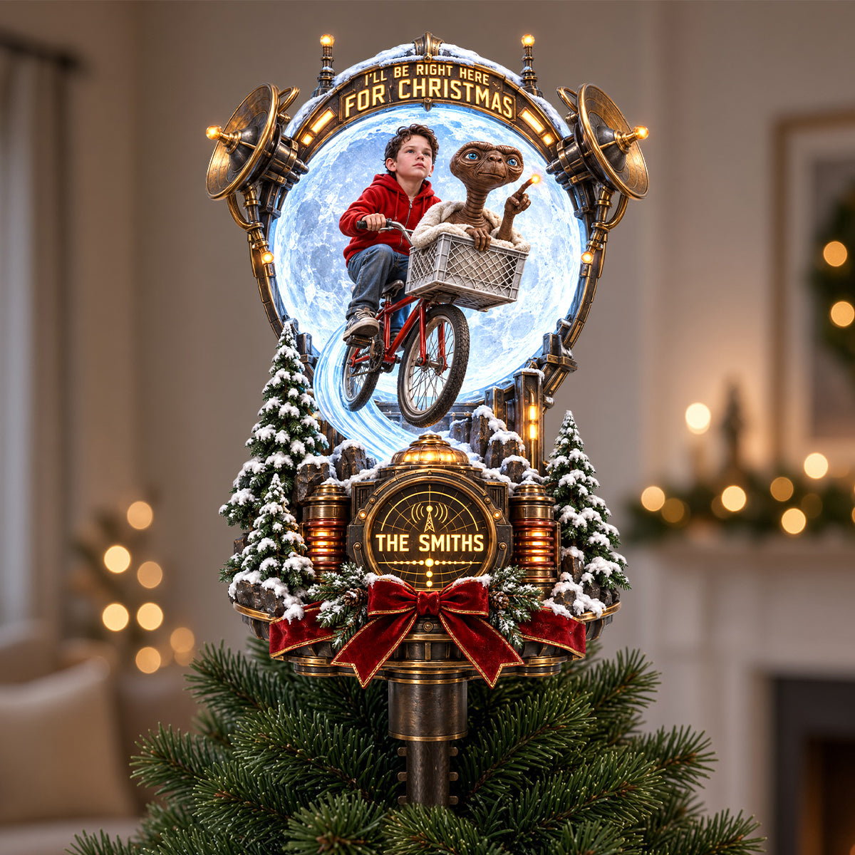 Rescue Mystery Creature Tree Topper - Personalized Christmas Gift 08hadh170926 Ornament PopCulturePrints