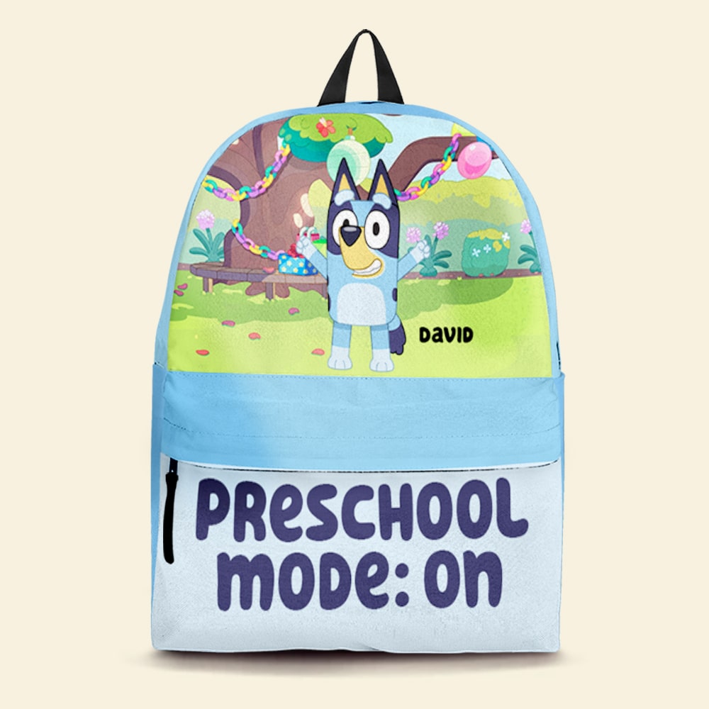 Personalized Preschool Mode: On Backpack