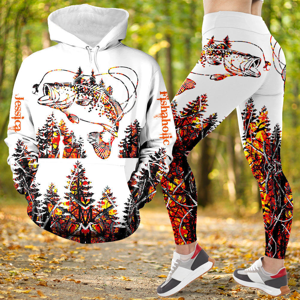 Custom Fishing Lover's Hoodie & Leggings Set