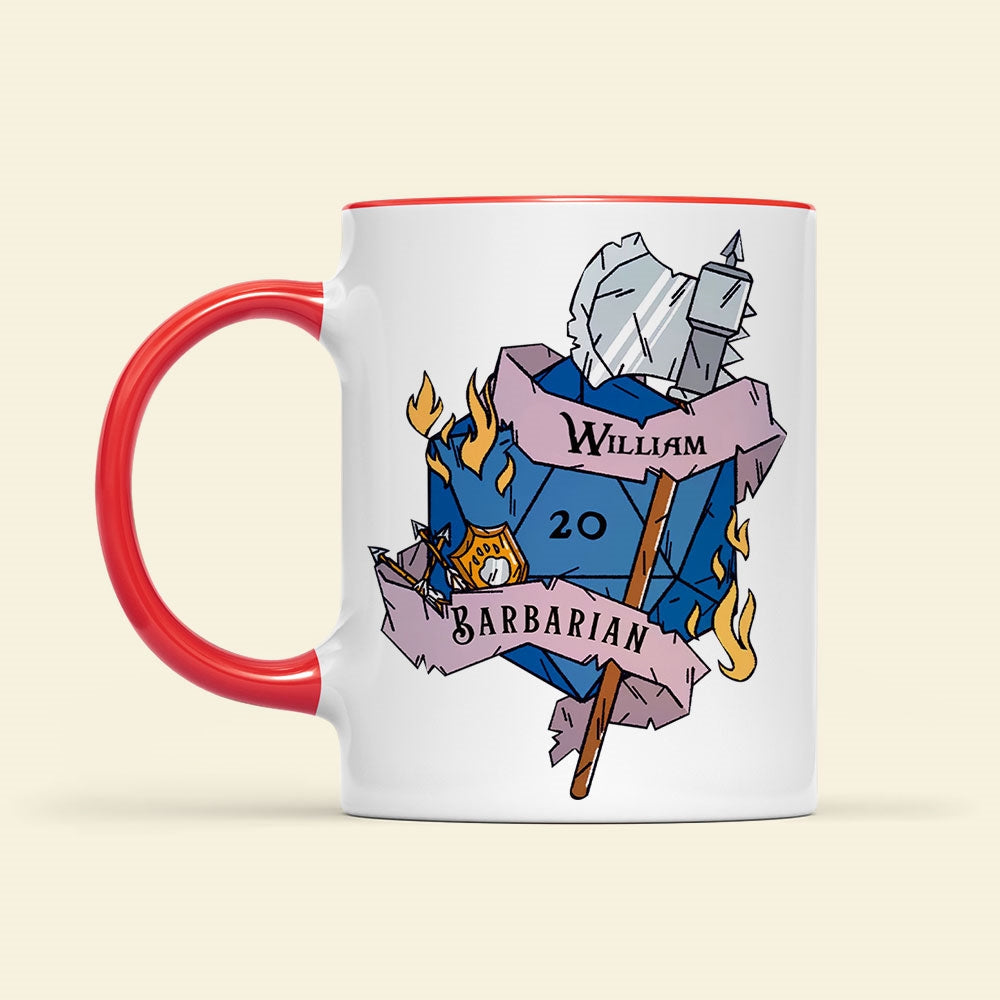 Personalized Paladin Coffee Mug for Fantasy Role-Playing Game Fans