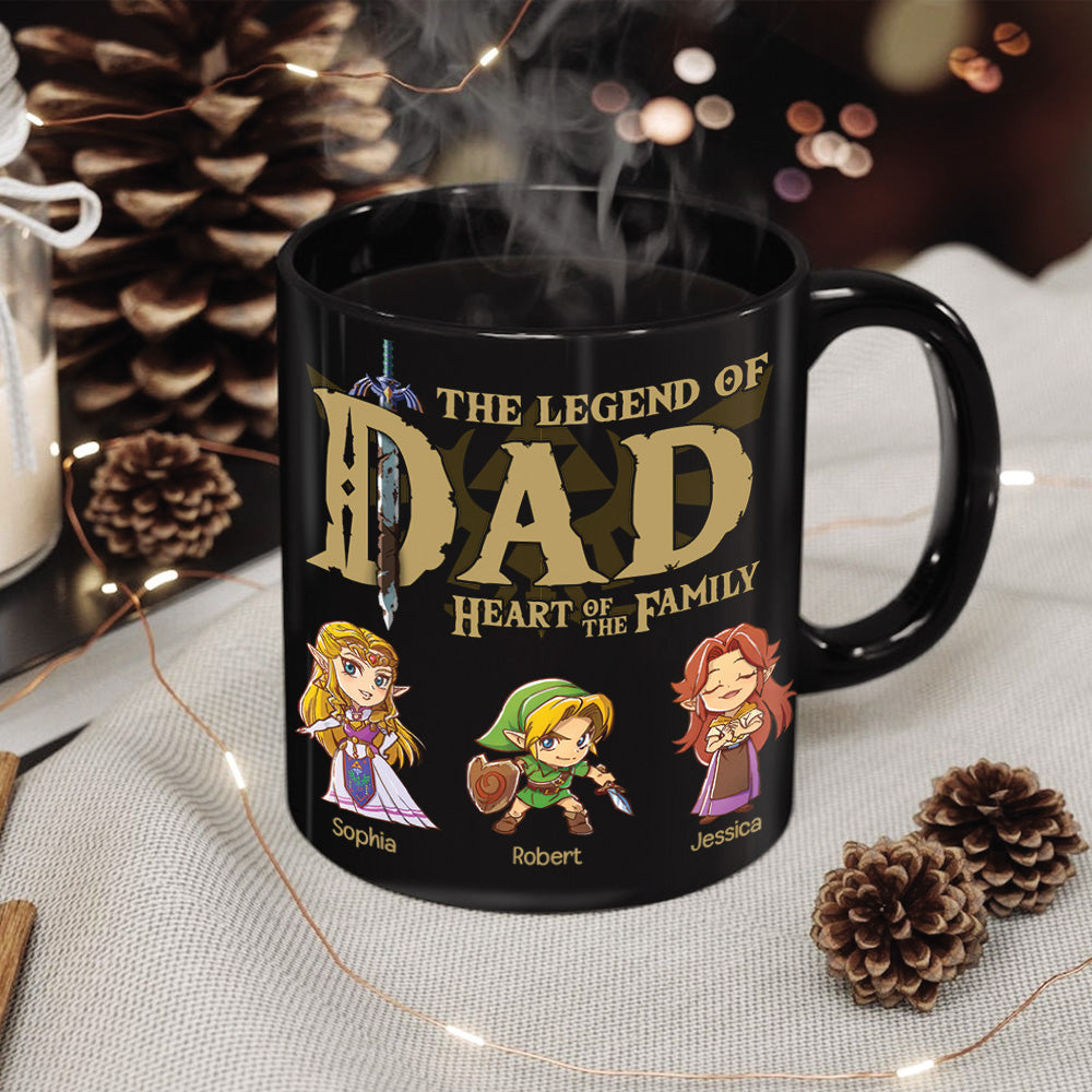 Personalized Legend of Dad Family Mug Coffee Mug PopCulturePrints