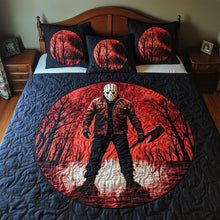 Load image into Gallery viewer, Embrace the Fright: Creepy Villains Quilt Bedding Set - Personalized Gifts for Horror Movie Lovers Bedding Set PopCulturePrints
