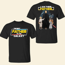 Load image into Gallery viewer, I Am Their Father - Personalized Warrior Dad Shirt - Custom Gift for Dad, Father&#39;s Day, Family Shirts PopCulturePrints
