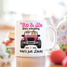 Load image into Gallery viewer, Personalized Couple Coffee Mug - &#39;She&#39;s Everything&#39; Gift for Valentine&#39;s Day Gifts Coffee Mug PopCulturePrints

