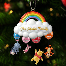 Load image into Gallery viewer, Floating Family Rainbow Ornament - A Heartwarming Personalized Gift Ornament PopCulturePrints
